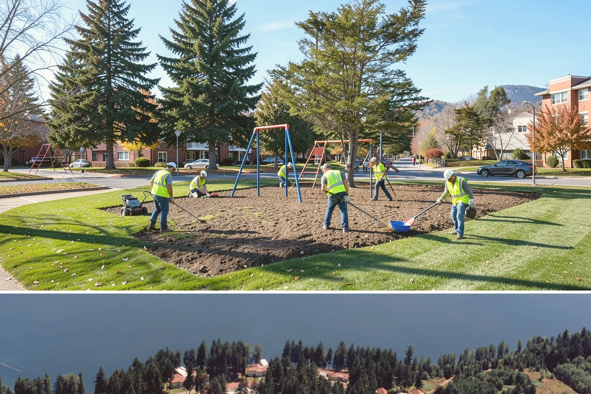 Basketball Court Cleaning in Lakewood, Pierce County, WA - Cleaning is most effective from spring through fall, with a pre-season wash recommended before summer programming begins.