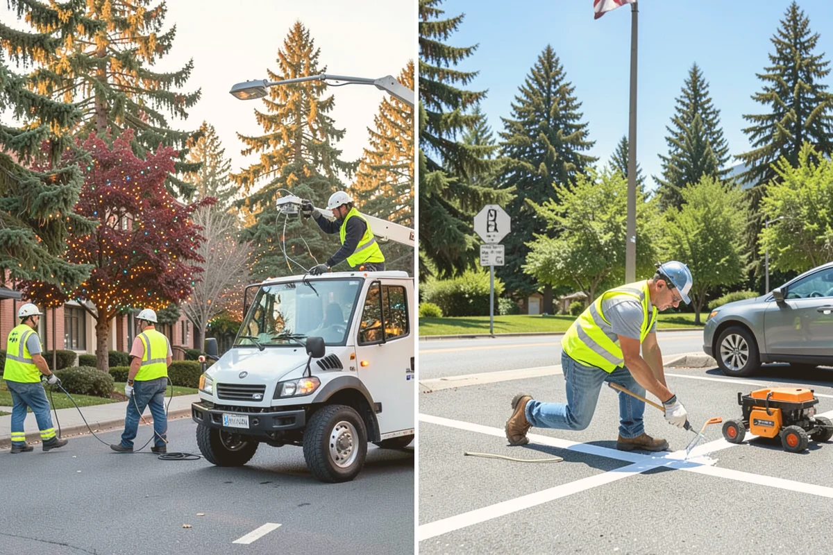 Basketball Court Cleaning in Langley, Island County, WA - Inspect surface coating, key paint, and drainage conditions