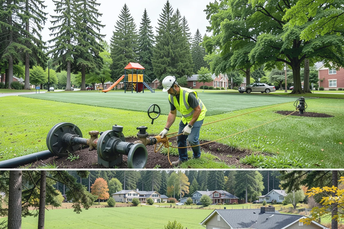 Basketball Court Cleaning in Lyman, Skagit County, WA - Cleaning is most effective from spring through fall, with a pre-season wash recommended before summer programming begins.