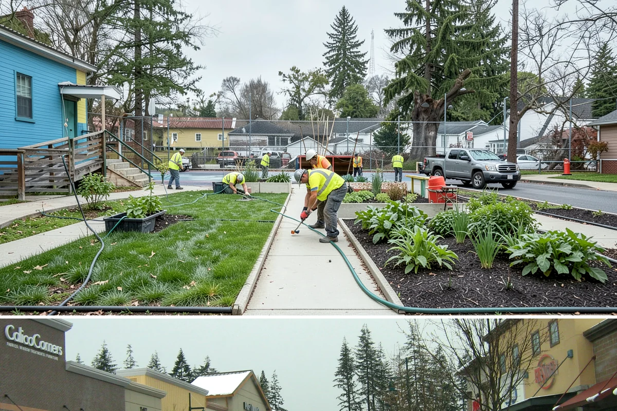 Basketball Court Cleaning in Mill Creek, Snohomish County, WA - Cleaning is most effective from spring through fall, with a pre-season wash recommended before summer programming begins.