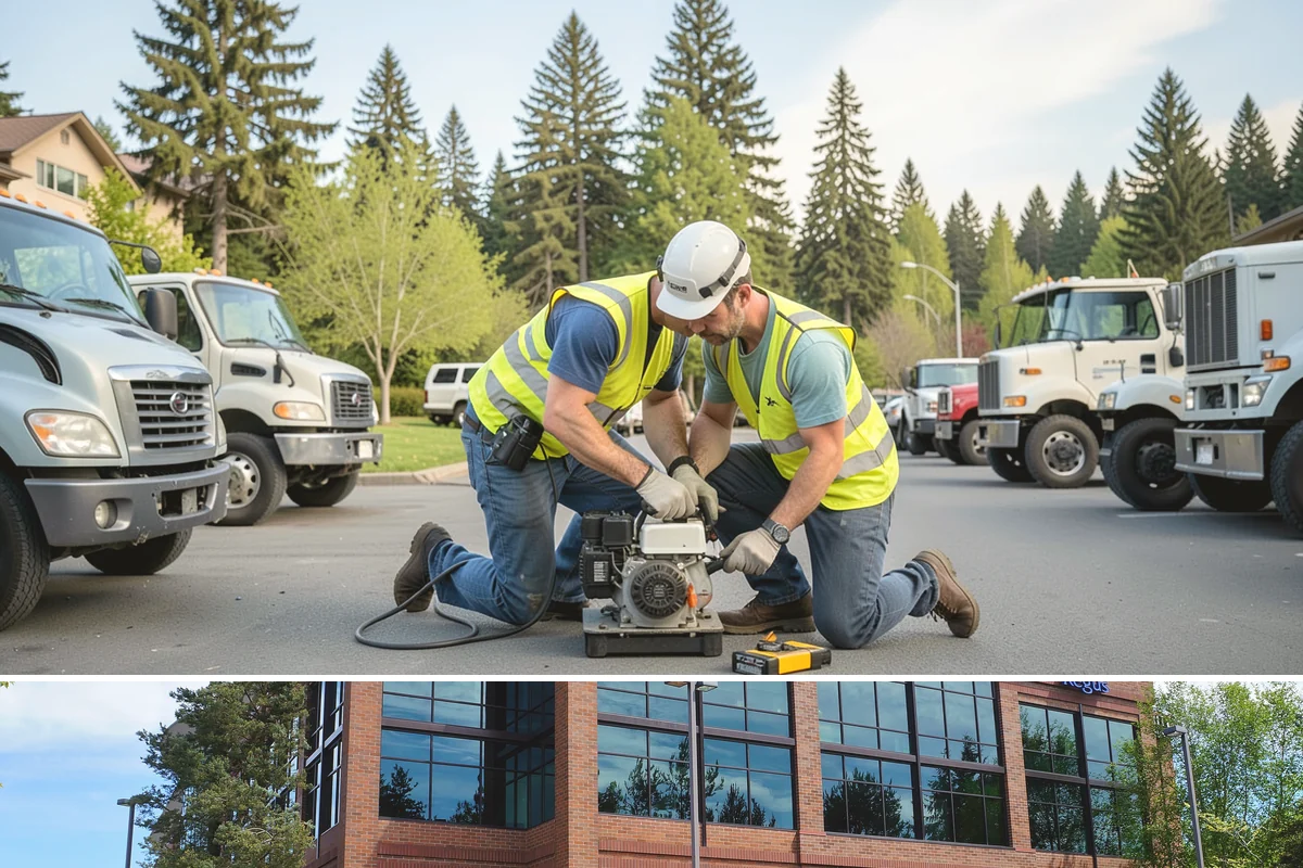 Basketball Court Cleaning in Mountlake Terrace, Snohomish County, WA - Cleaning is most effective from spring through fall, with a pre-season wash recommended before summer programming begins.