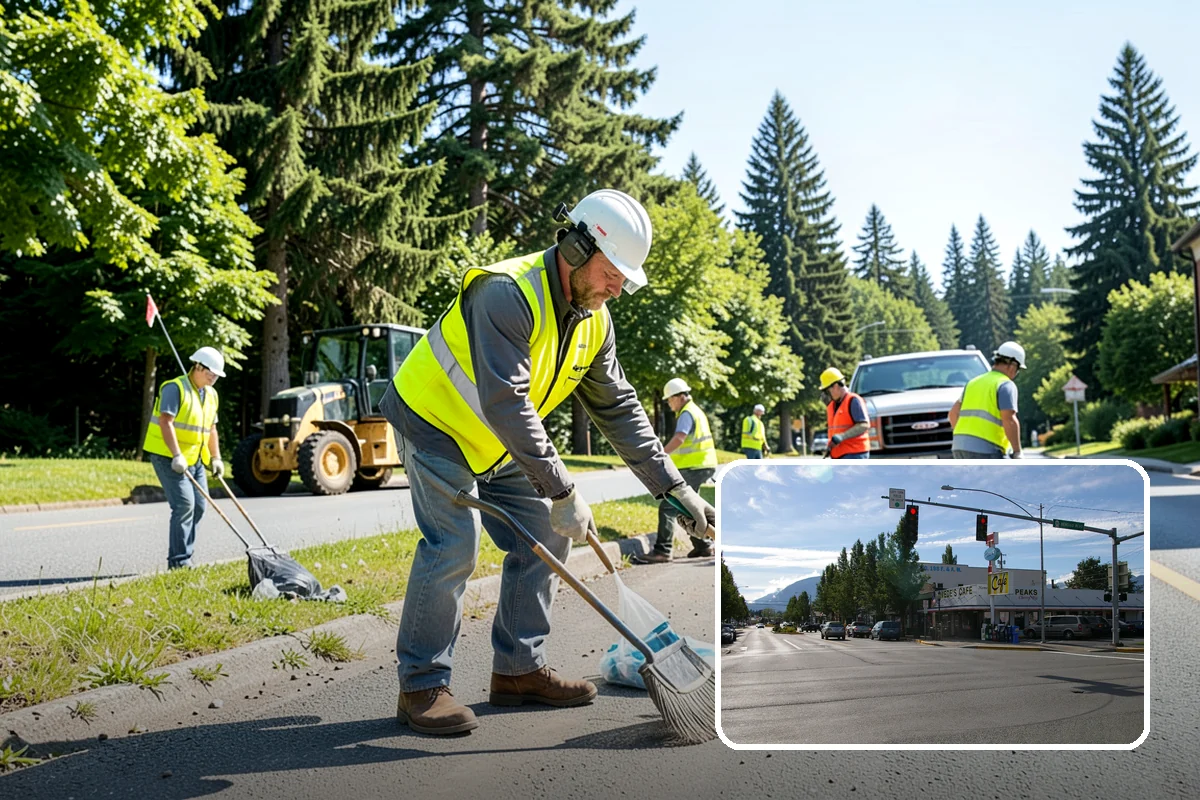 Basketball Court Cleaning in North Bend, King County, WA - Restores slip resistance on moisture-prone outdoor surfaces