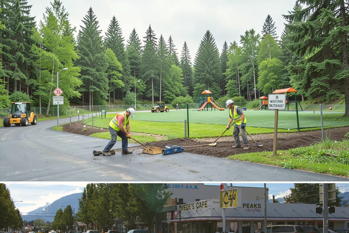 Basketball Court Cleaning in North Bend, King County, WA - Cleaning is most effective from spring through fall, with a pre-season wash recommended before summer programming begins.