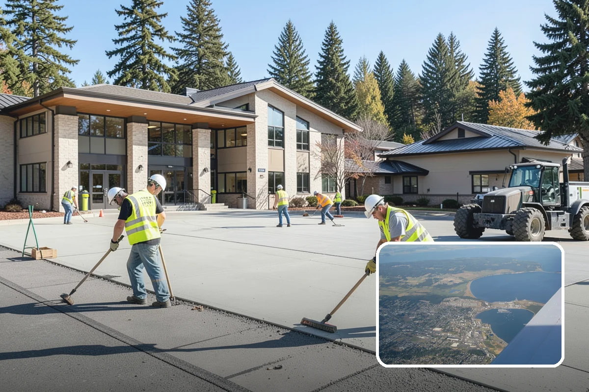 Basketball Court Cleaning in Oak Harbor, Island County, WA - Restores slip resistance on moisture-prone outdoor surfaces