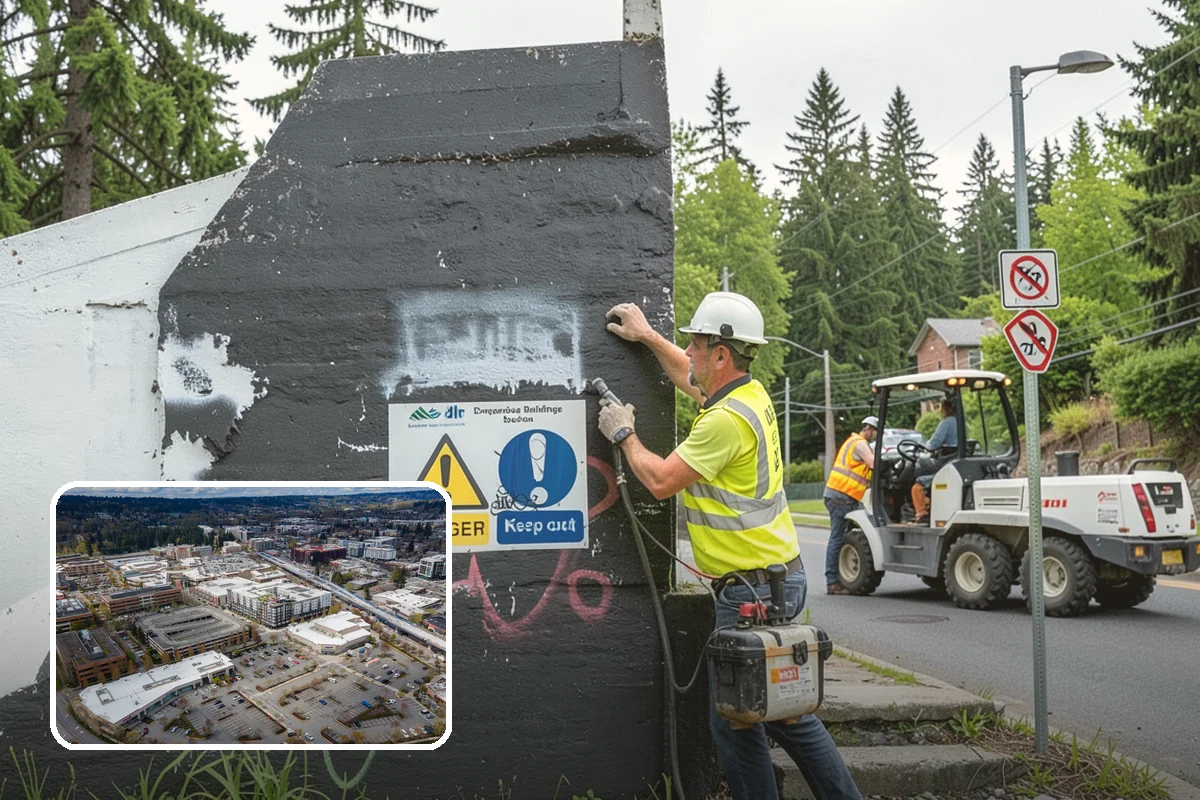 Basketball Court Cleaning in Redmond, King County, WA - Restores slip resistance on moisture-prone outdoor surfaces
