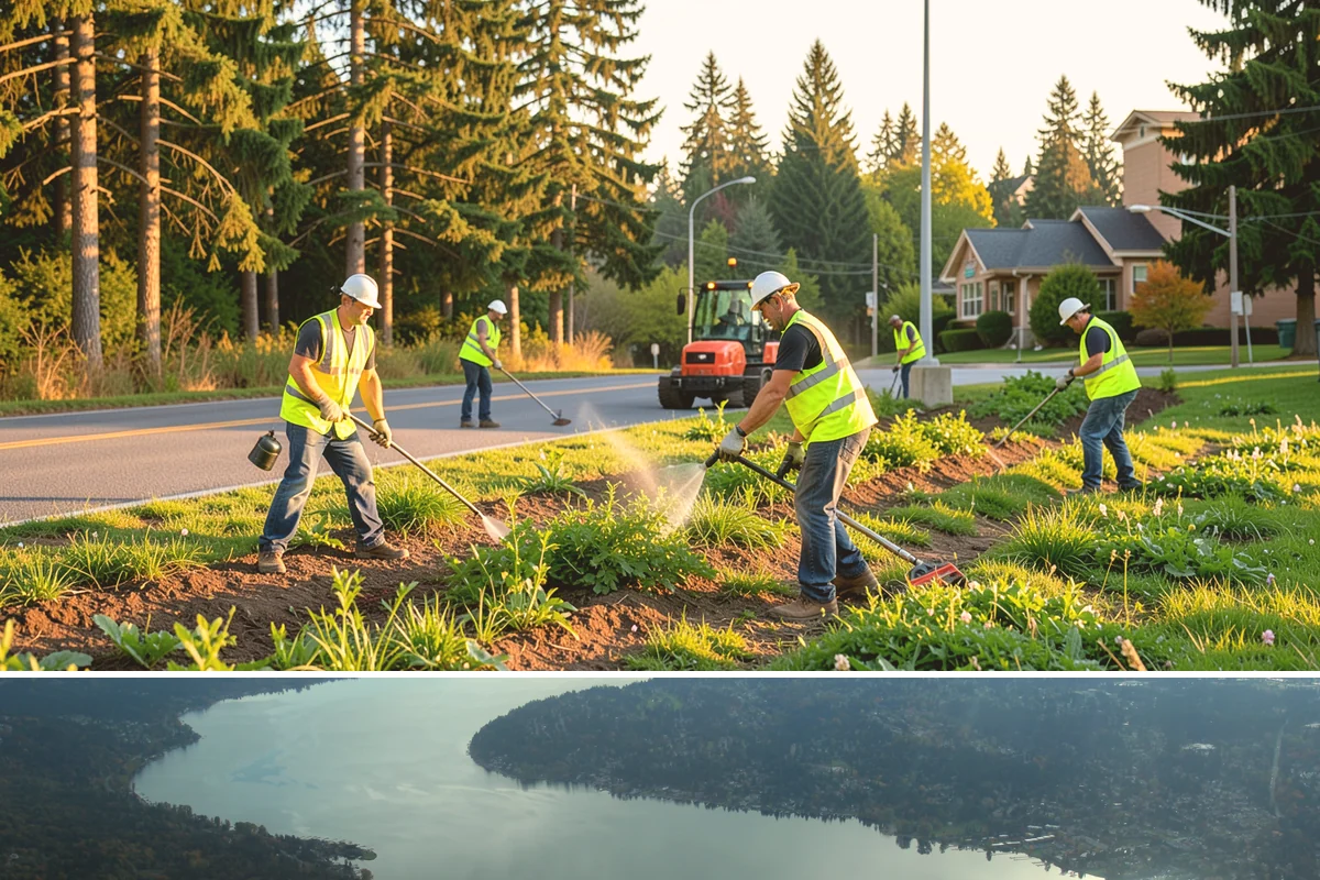 Basketball Court Cleaning in Sammamish, King County, WA - Cleaning is most effective from spring through fall, with a pre-season wash recommended before summer programming begins.