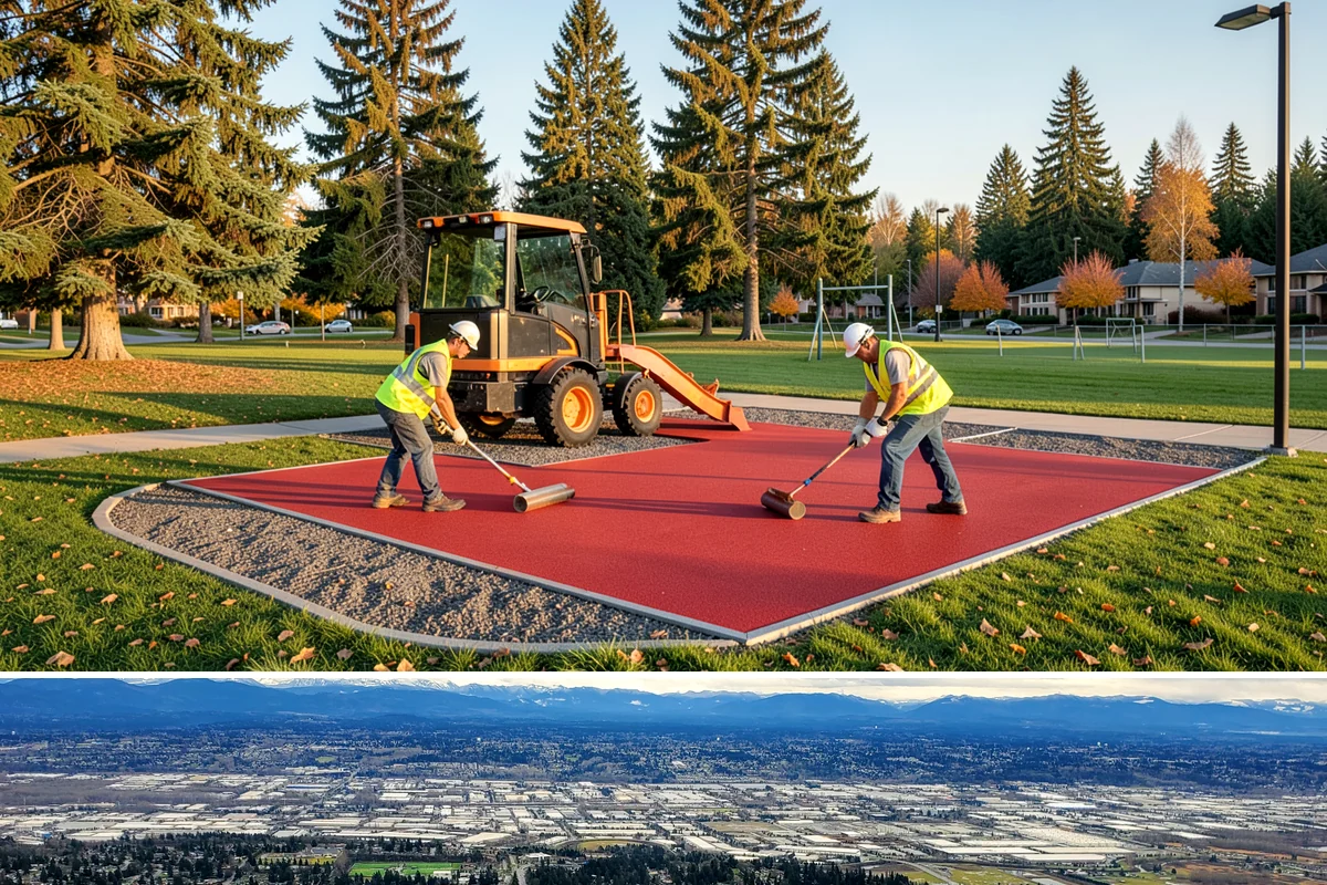 Basketball Court Cleaning in SeaTac, King County, WA - Cleaning is most effective from spring through fall, with a pre-season wash recommended before summer programming begins.