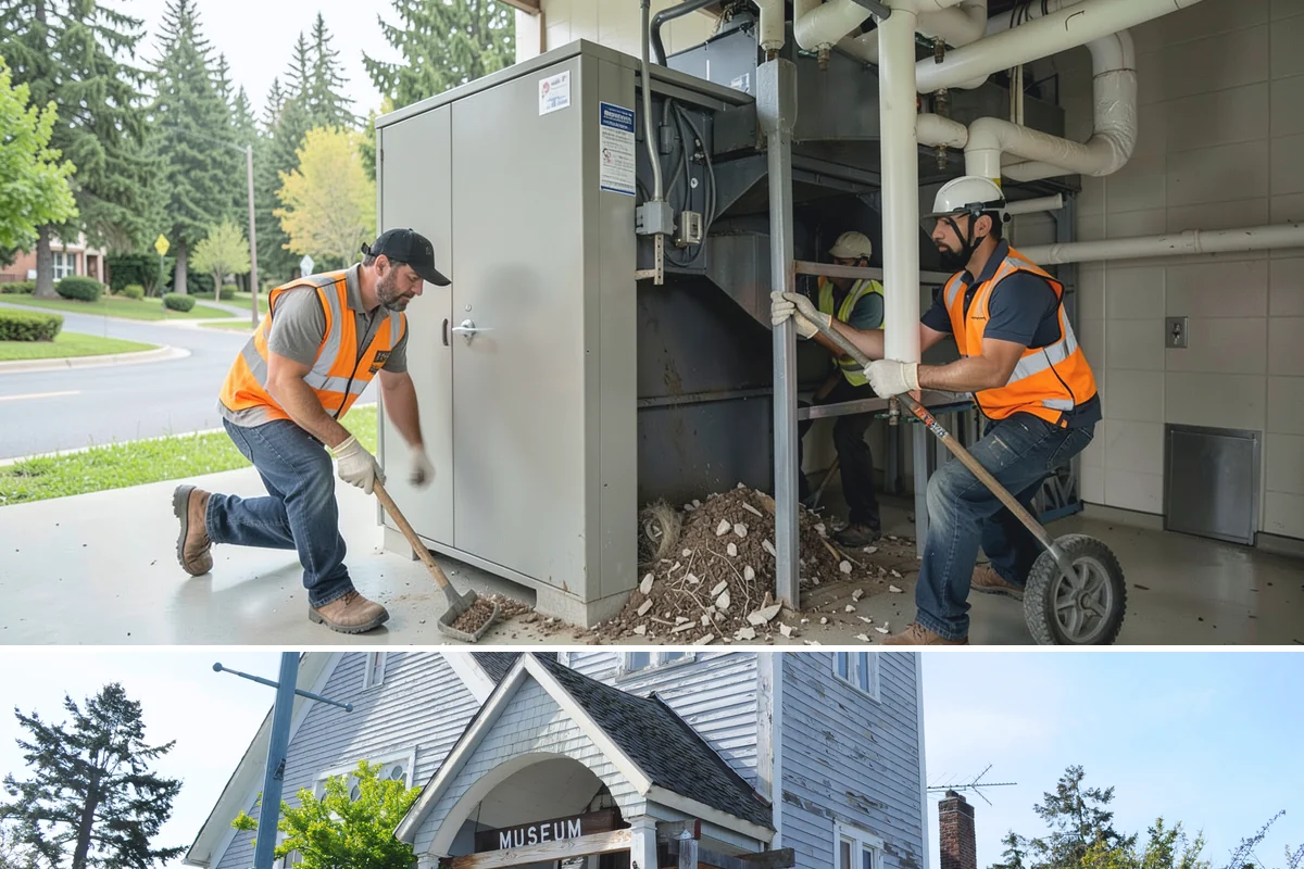 Basketball Court Cleaning in Steilacoom, Pierce County, WA - Cleaning is most effective from spring through fall, with a pre-season wash recommended before summer programming begins.