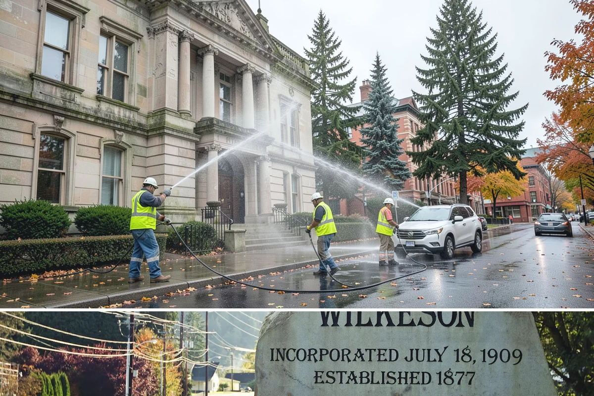 Basketball Court Cleaning in Wilkeson, Pierce County, WA - Cleaning is most effective from spring through fall, with a pre-season wash recommended before summer programming begins.