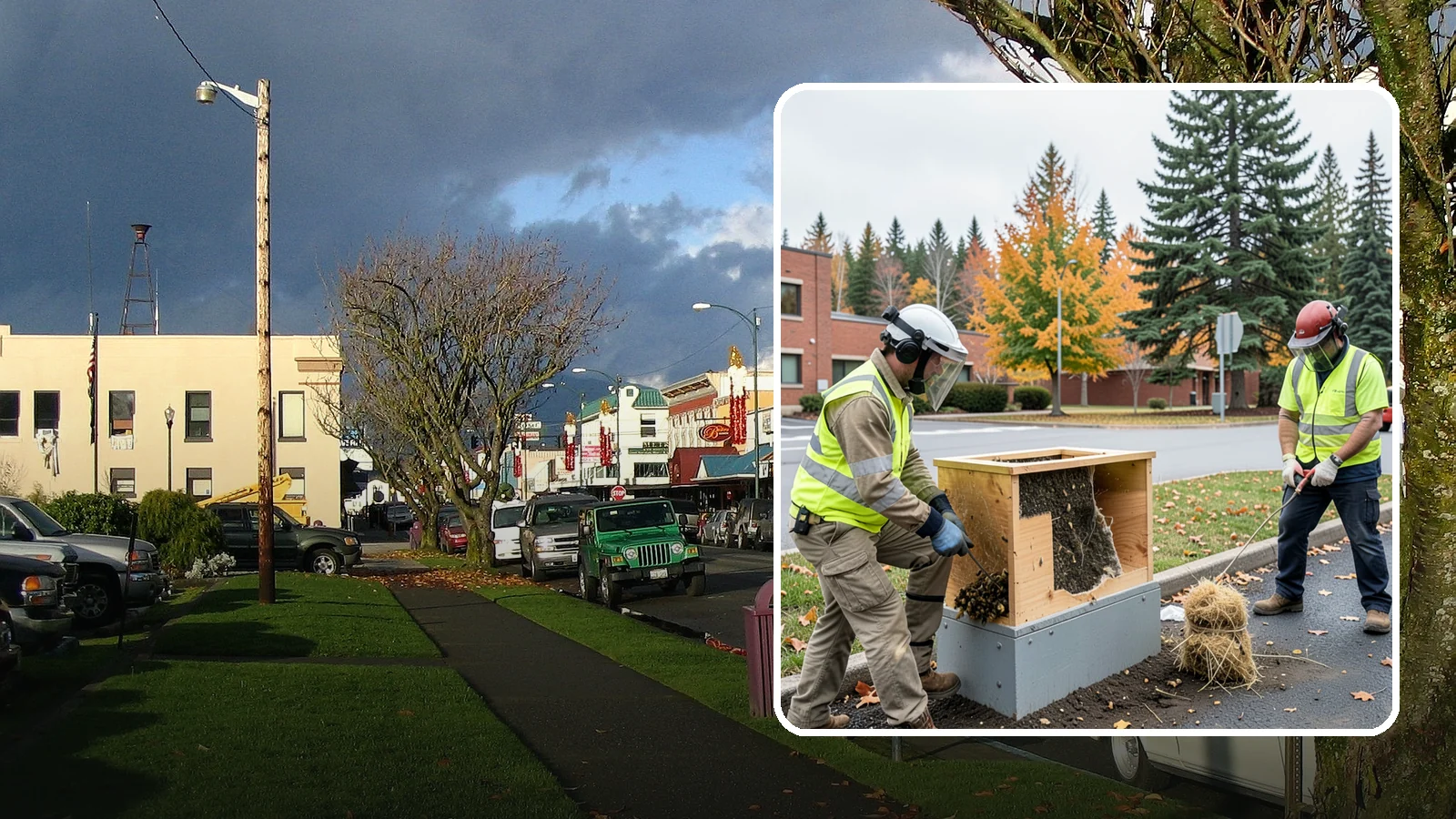 Beehive & Wasp Removal in Arlington, Snohomish County, WA - Safe removal of wasp nests and relocation of honey bee colonies from public property.