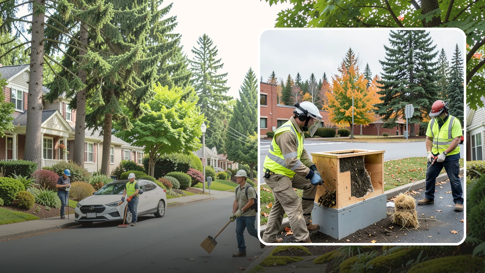 Beehive & Wasp Removal in Beaux Arts Village, King County, WA - Safe removal of wasp nests and relocation of honey bee colonies from public property.