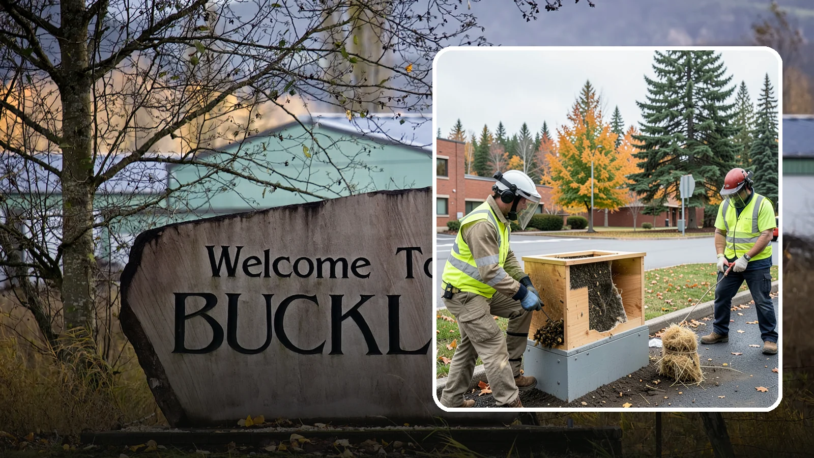 Beehive & Wasp Removal in Buckley, Pierce County, WA - Safe removal of wasp nests and relocation of honey bee colonies from public property.