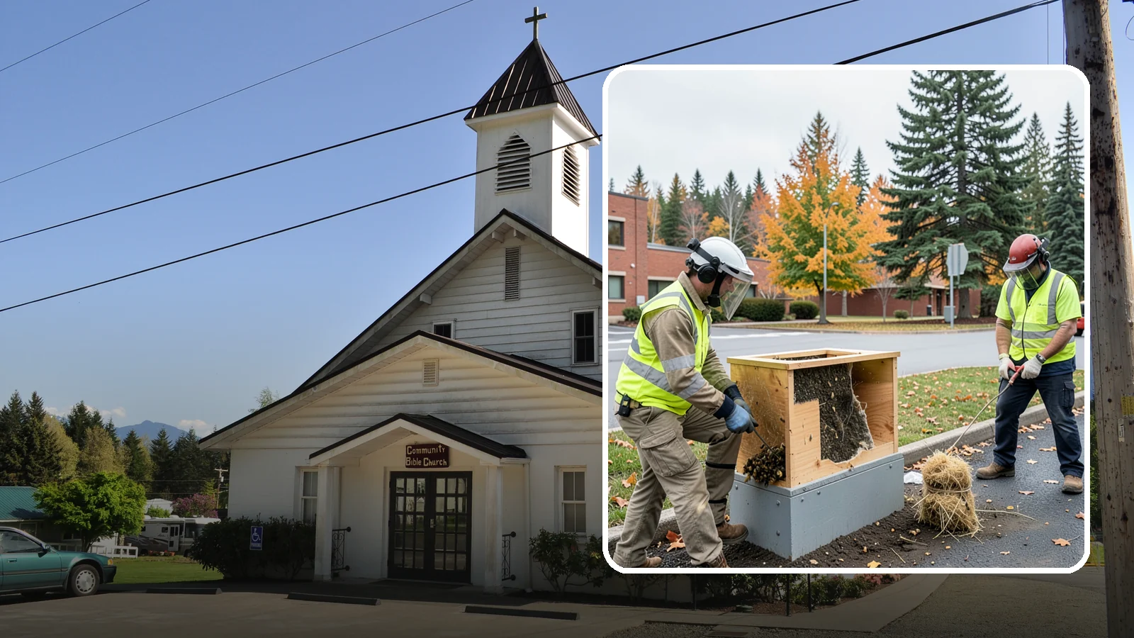 Beehive & Wasp Removal in Concrete, Skagit County, WA - Safe removal of wasp nests and relocation of honey bee colonies from public property.