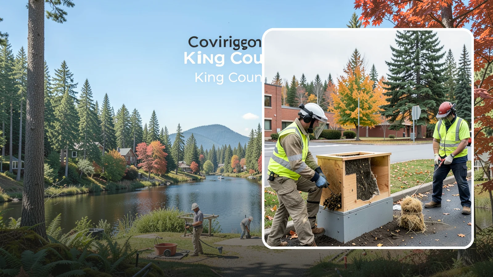 Beehive & Wasp Removal in Covington, King County, WA - Safe removal of wasp nests and relocation of honey bee colonies from public property.