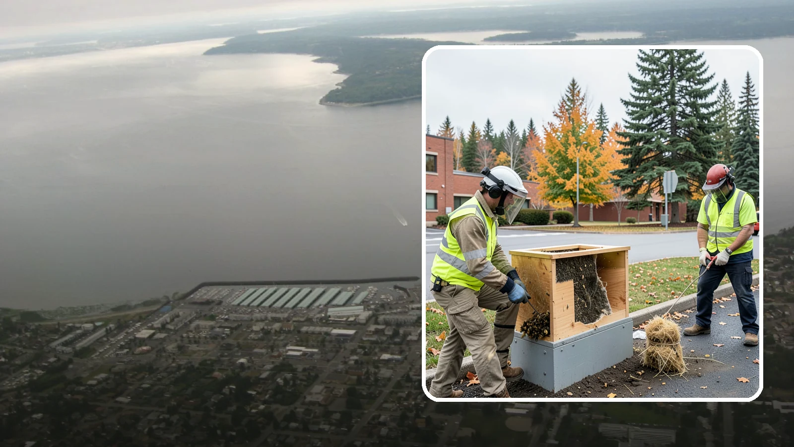 Beehive & Wasp Removal in Des Moines, King County, WA - Safe removal of wasp nests and relocation of honey bee colonies from public property.