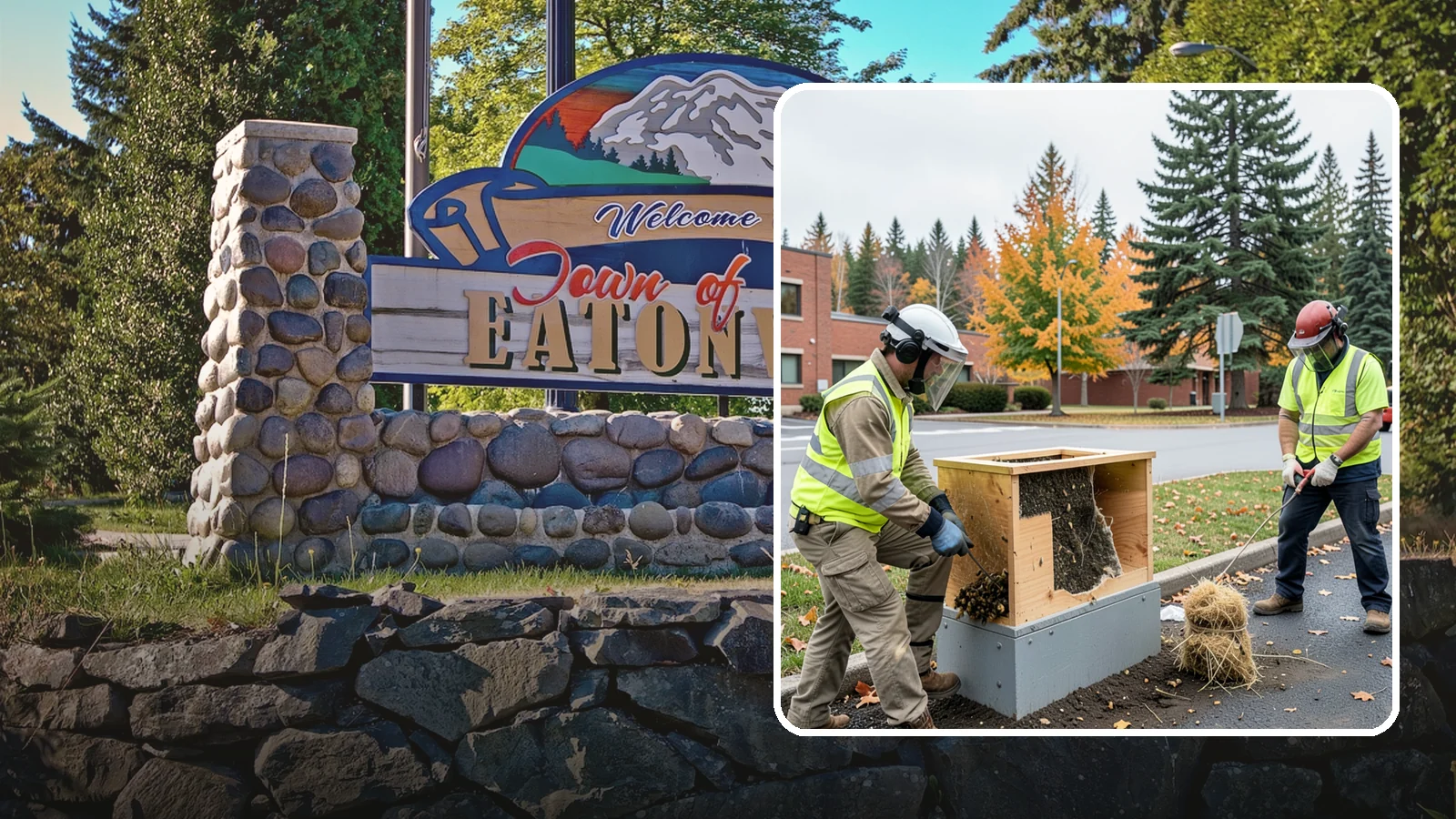 Beehive & Wasp Removal in Eatonville, Pierce County, WA - Safe removal of wasp nests and relocation of honey bee colonies from public property.