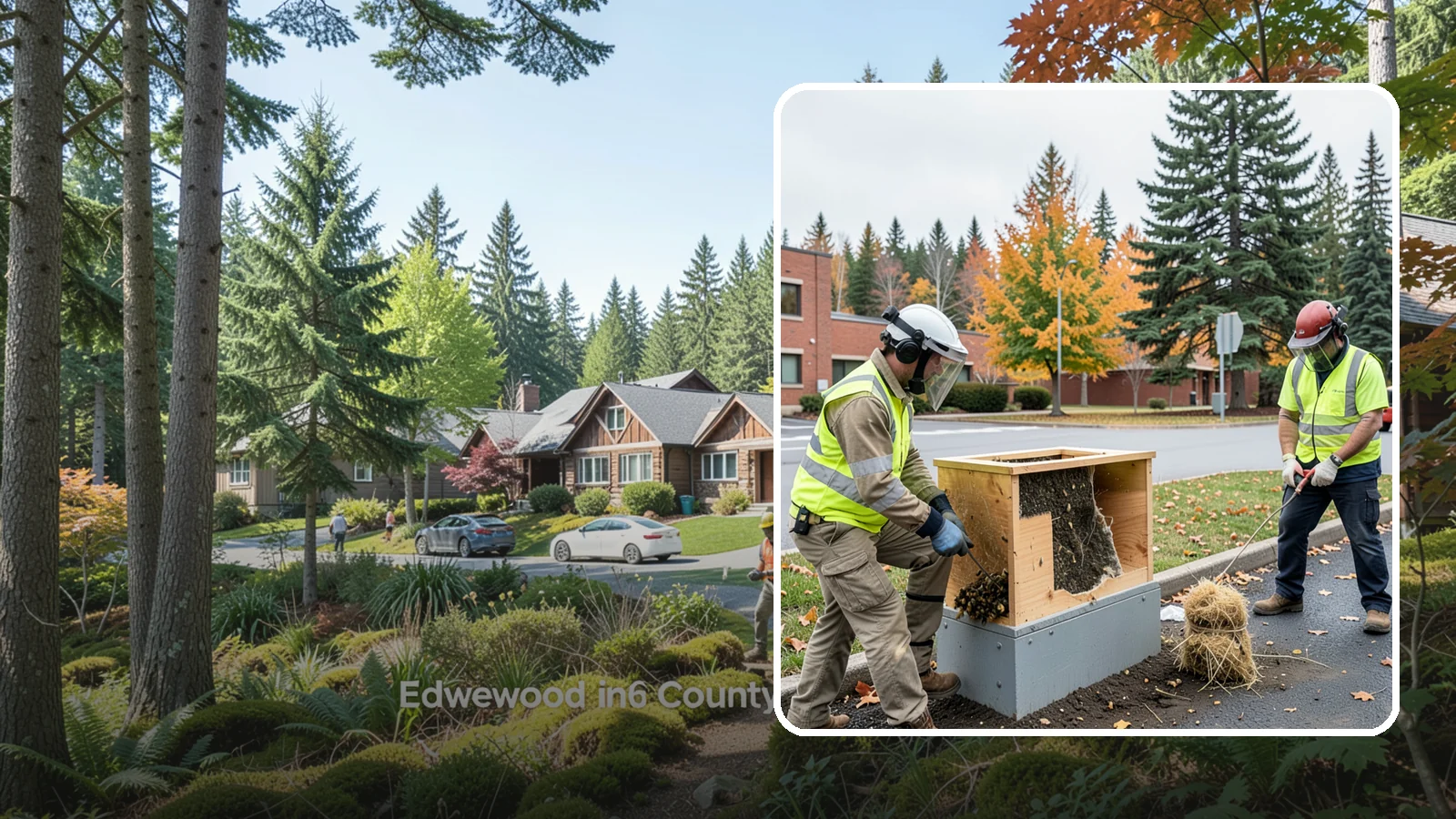 Beehive & Wasp Removal in Edgewood, Pierce County, WA - Safe removal of wasp nests and relocation of honey bee colonies from public property.