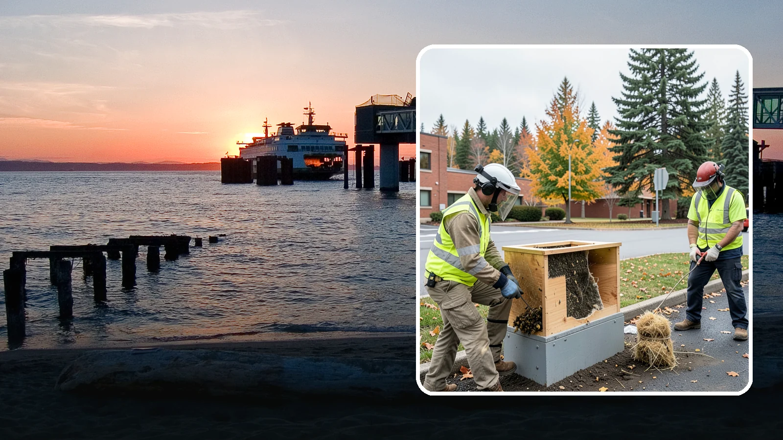 Beehive & Wasp Removal in Edmonds, Snohomish County, WA - Safe removal of wasp nests and relocation of honey bee colonies from public property.