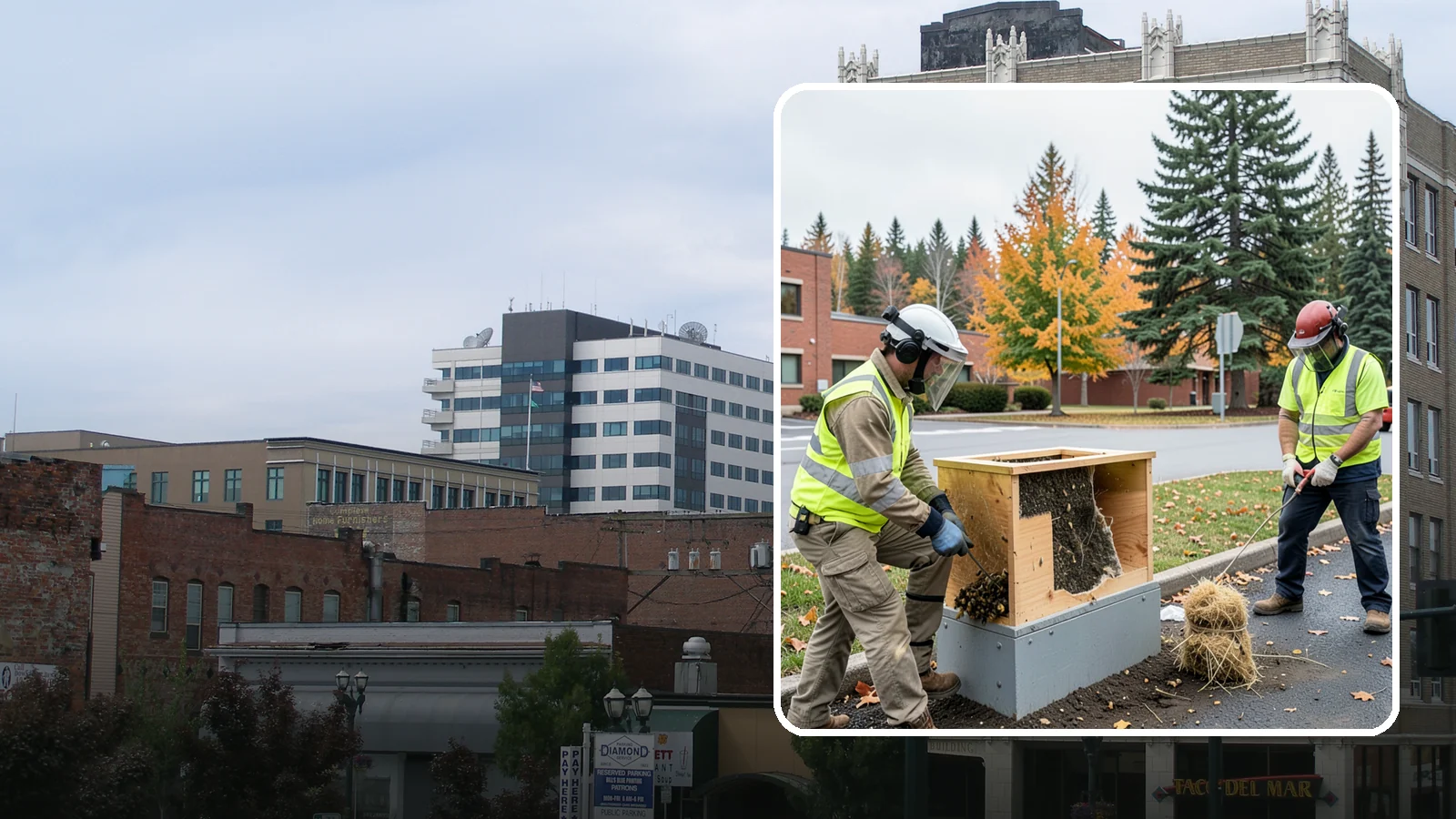 Beehive & Wasp Removal in Everett, Snohomish County, WA - Safe removal of wasp nests and relocation of honey bee colonies from public property.