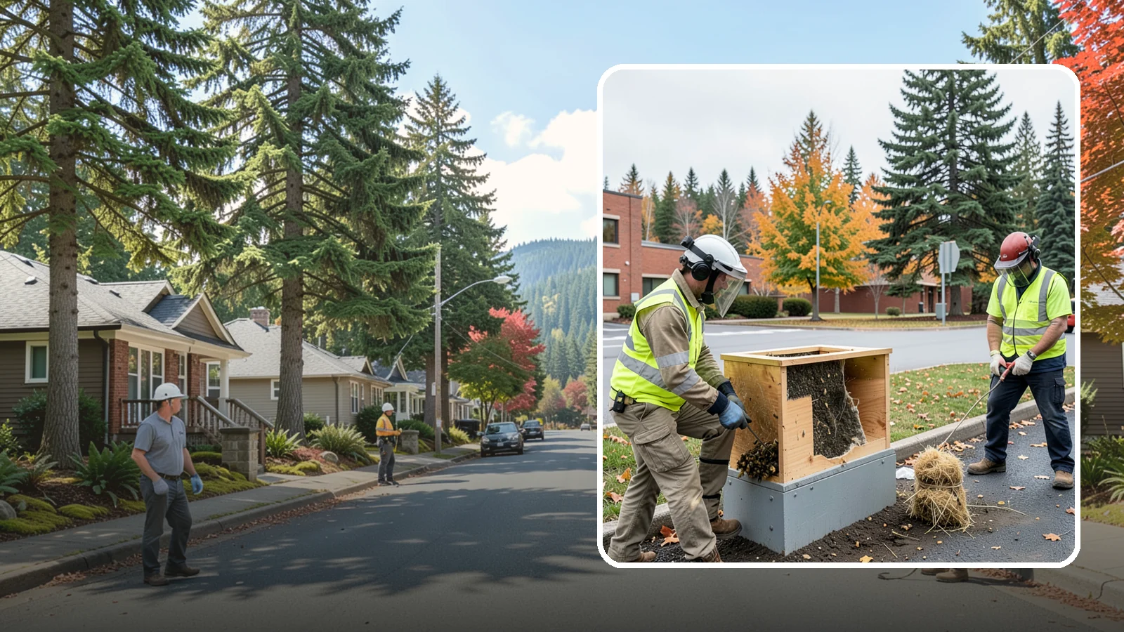 Beehive & Wasp Removal in Hunts Point, King County, WA - Safe removal of wasp nests and relocation of honey bee colonies from public property.