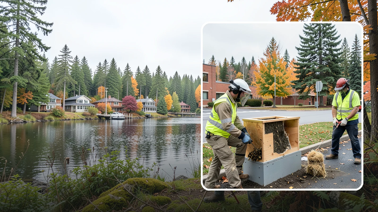 Beehive & Wasp Removal in La Conner, Skagit County, WA - Safe removal of wasp nests and relocation of honey bee colonies from public property.