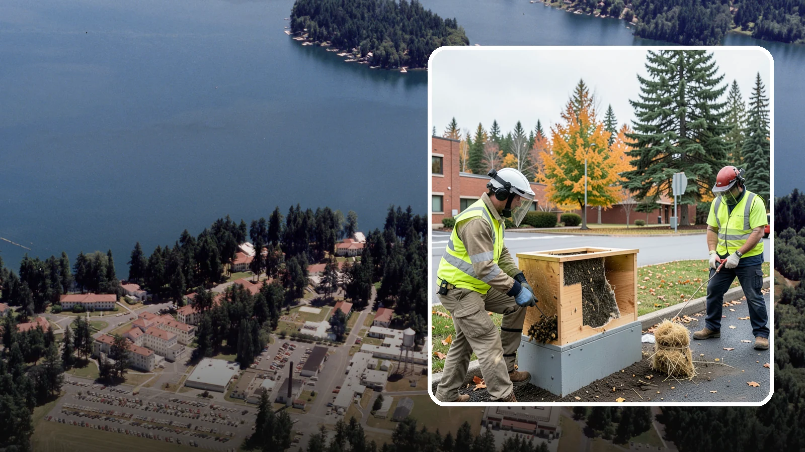 Beehive & Wasp Removal in Lakewood, Pierce County, WA - Safe removal of wasp nests and relocation of honey bee colonies from public property.