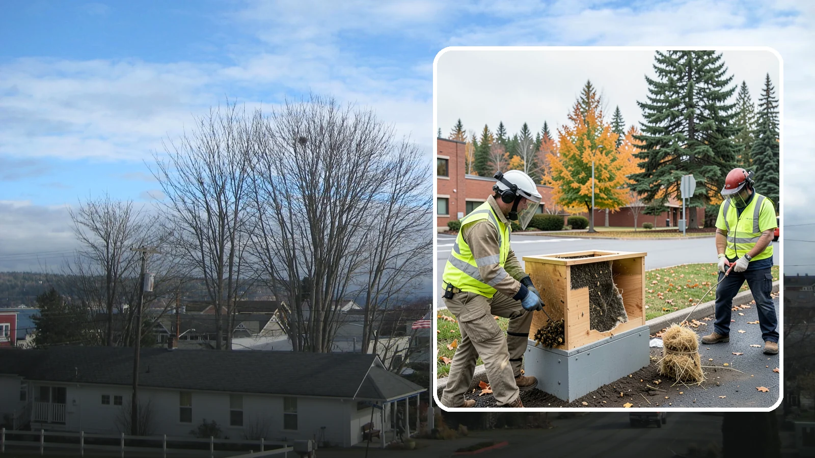 Beehive & Wasp Removal in Langley, Island County, WA - Safe removal of wasp nests and relocation of honey bee colonies from public property.
