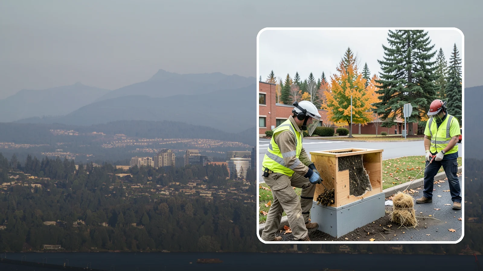 Beehive & Wasp Removal in Medina, King County, WA - Safe removal of wasp nests and relocation of honey bee colonies from public property.