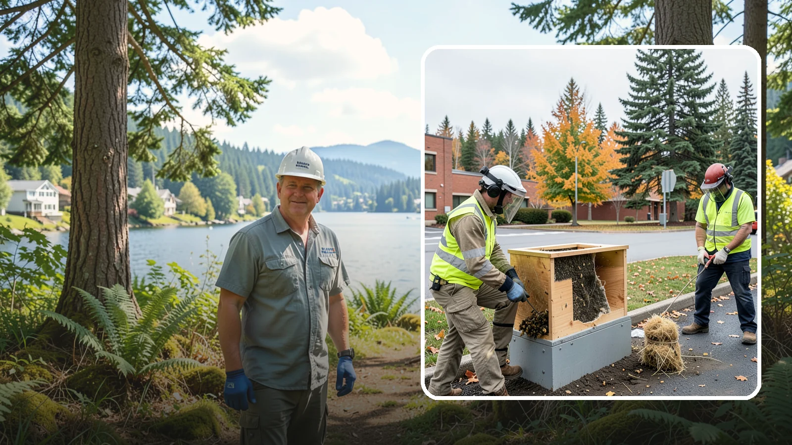 Beehive & Wasp Removal in Milton, King County, WA - Safe removal of wasp nests and relocation of honey bee colonies from public property.