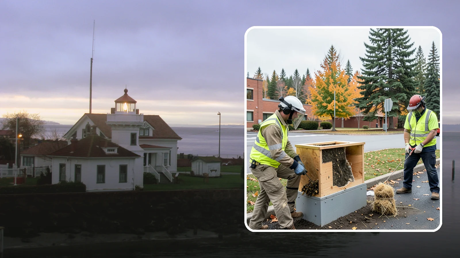 Beehive & Wasp Removal in Mukilteo, Snohomish County, WA - Safe removal of wasp nests and relocation of honey bee colonies from public property.