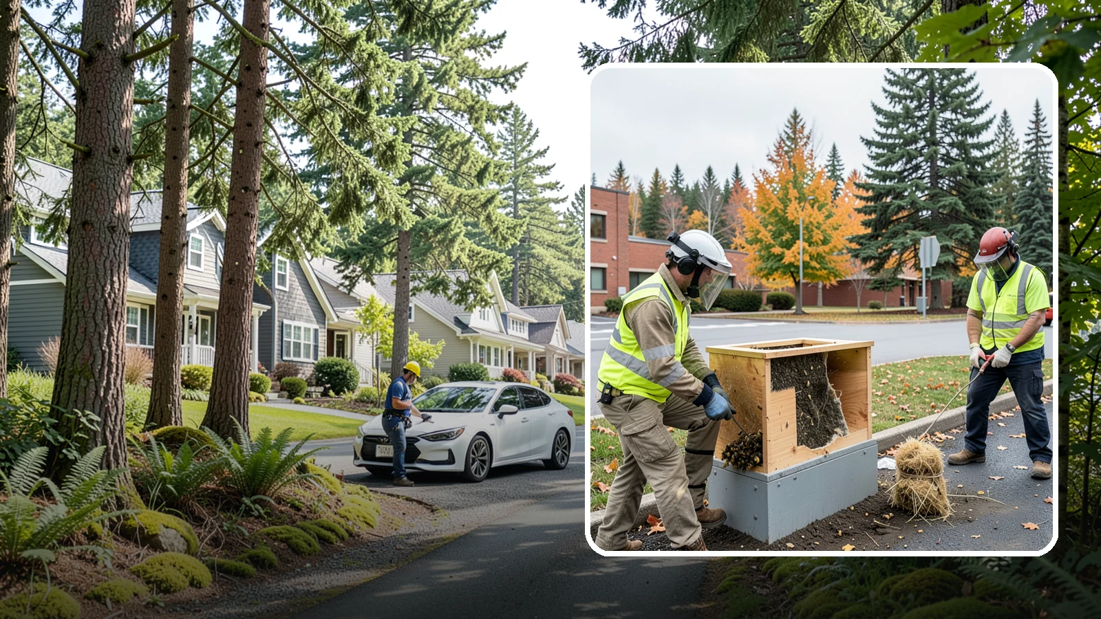 Beehive & Wasp Removal in Normandy Park, King County, WA - Safe removal of wasp nests and relocation of honey bee colonies from public property.