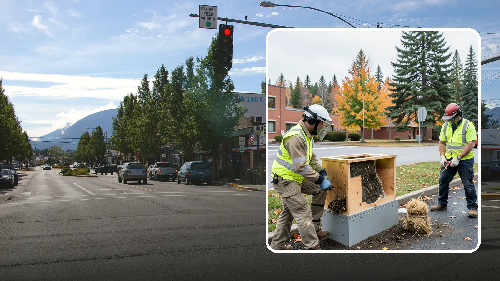 Beehive & Wasp Removal in North Bend, King County, WA - Safe removal of wasp nests and relocation of honey bee colonies from public property.