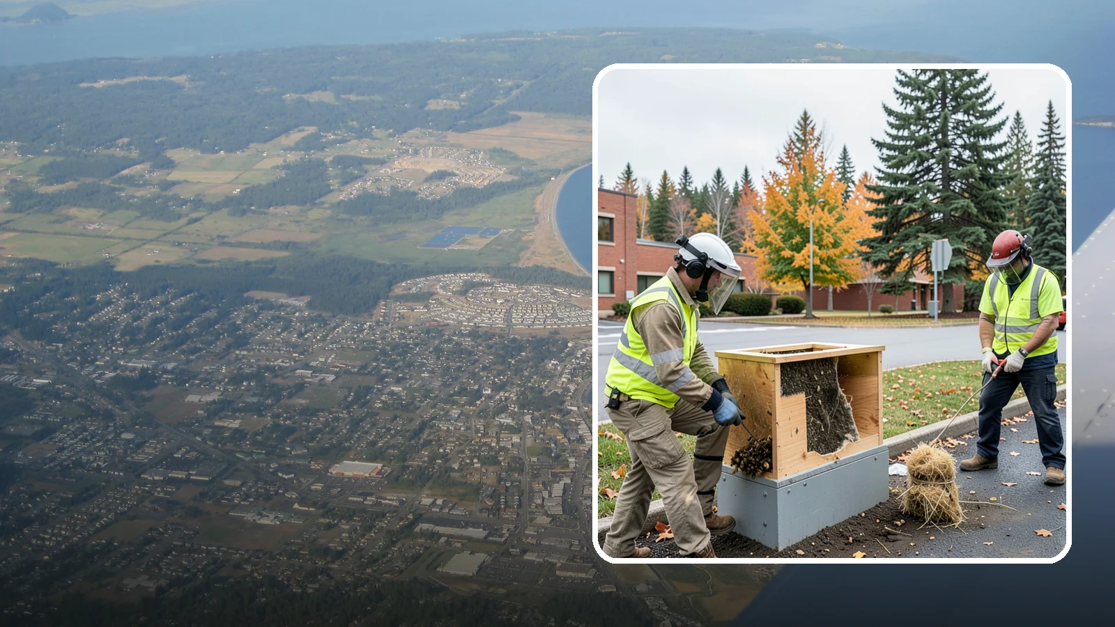 Beehive & Wasp Removal in Oak Harbor, Island County, WA - Safe removal of wasp nests and relocation of honey bee colonies from public property.
