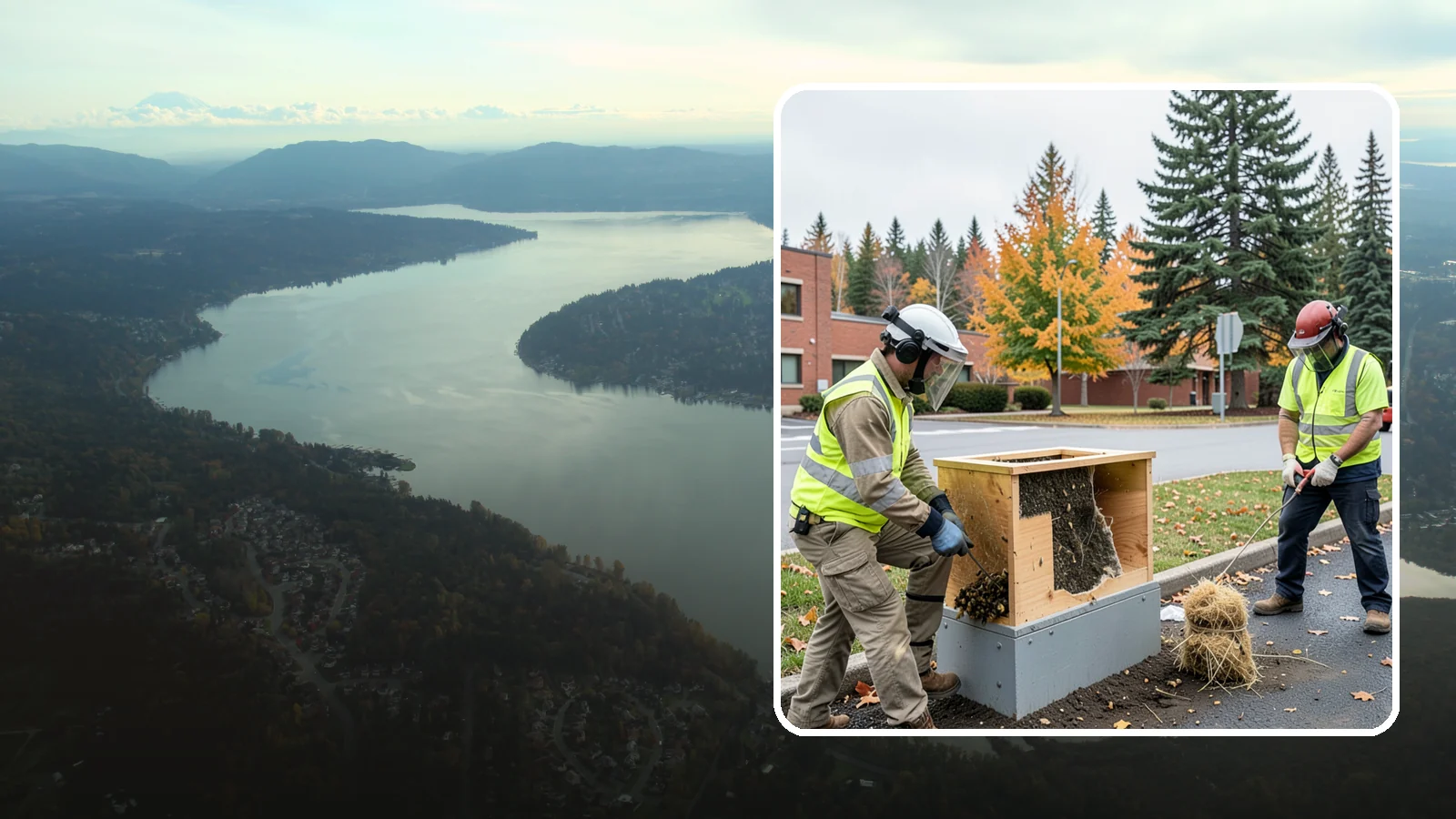 Beehive & Wasp Removal in Sammamish, King County, WA - Safe removal of wasp nests and relocation of honey bee colonies from public property.