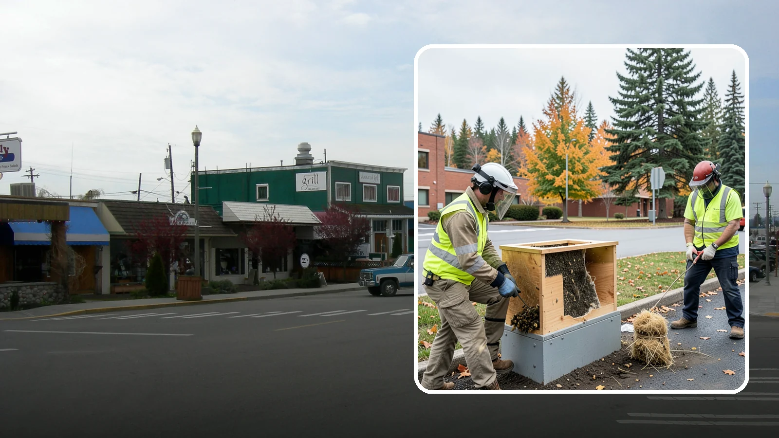Beehive & Wasp Removal in Stanwood, Snohomish County, WA - Safe removal of wasp nests and relocation of honey bee colonies from public property.