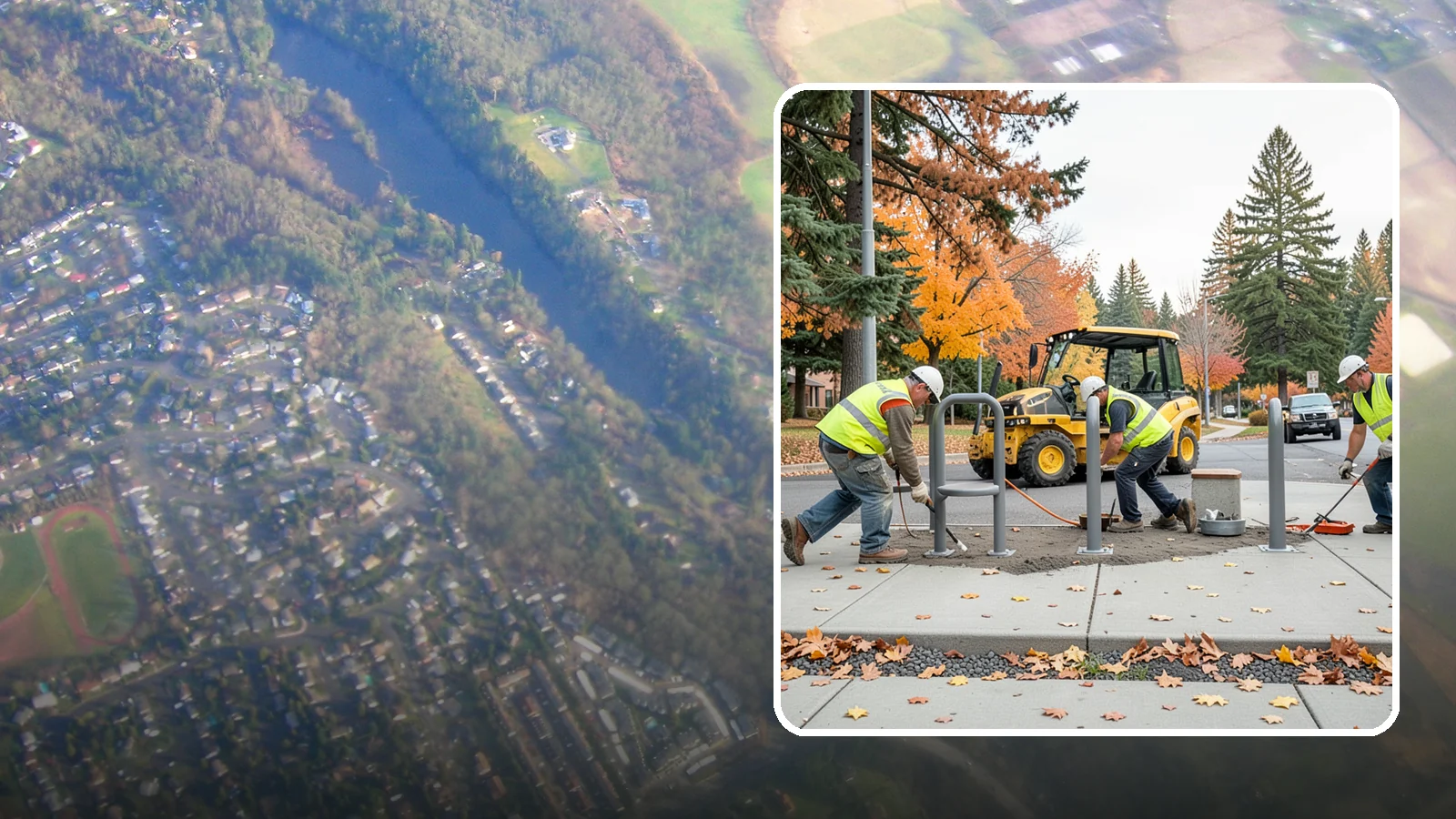 Bench Installation in Algona, King County, WA - We install park and streetscape benches on engineered footings with anchoring that resists theft and vandalism.