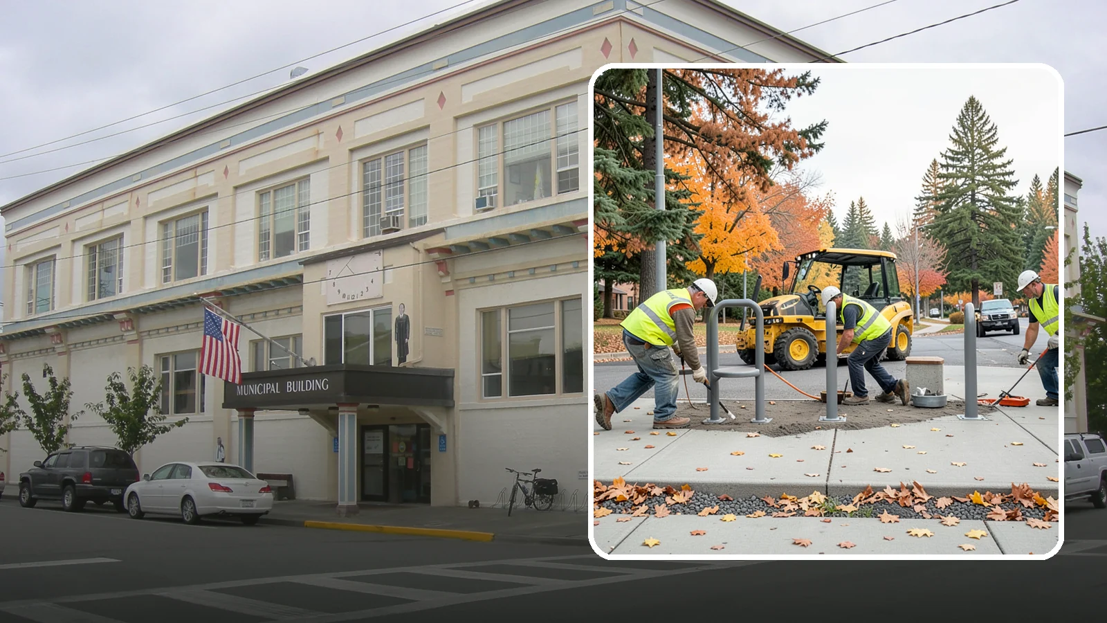 Bench Installation in Anacortes, Skagit County, WA - We install park and streetscape benches on engineered footings with anchoring that resists theft and vandalism.
