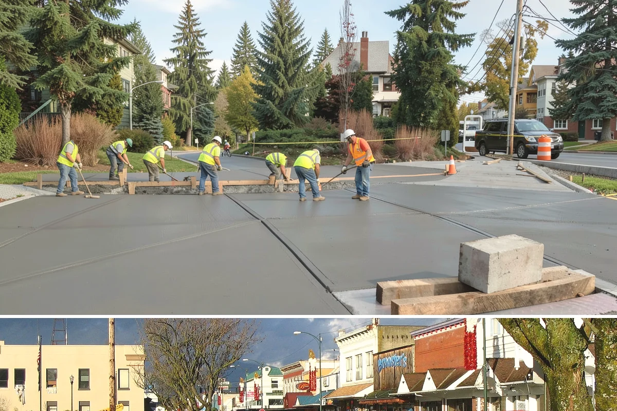 Bench Installation in Arlington, Snohomish County, WA - Concrete-pad installations favor drier months for reliable cures, while surface-anchored benches on existing hardscape can be set...