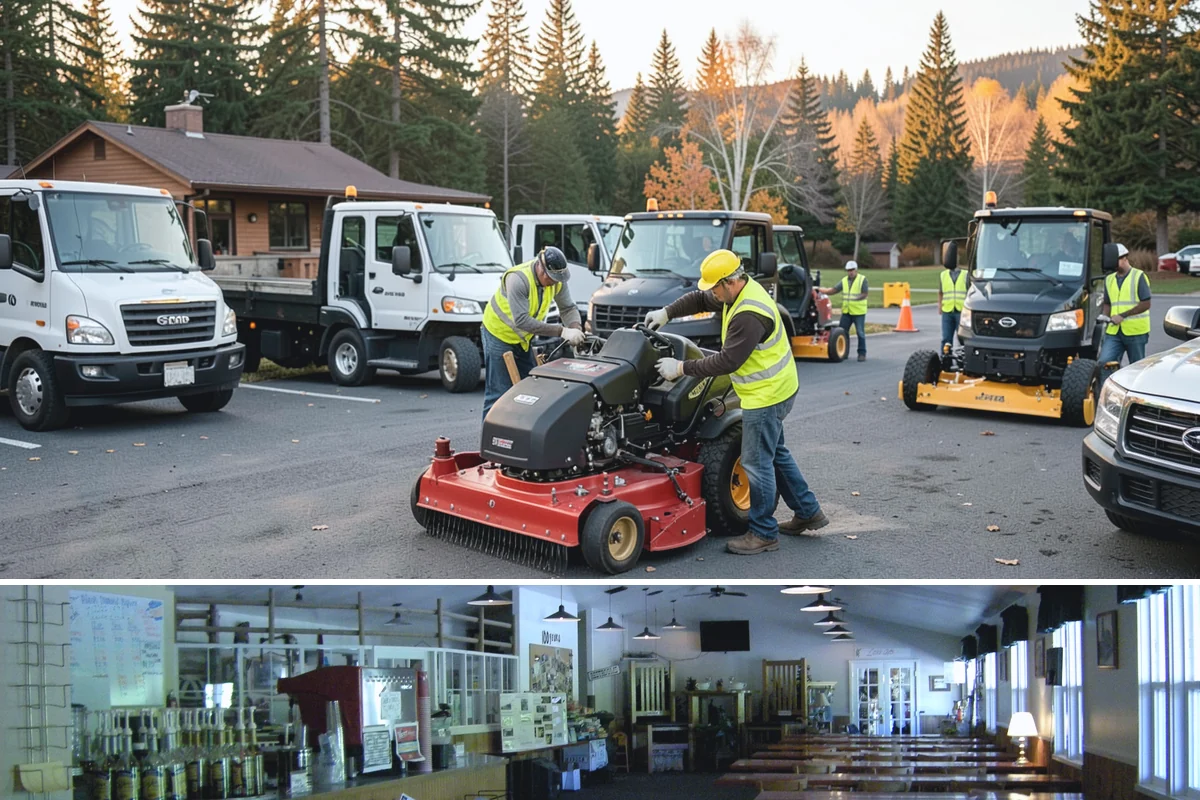 Bench Installation in Black Diamond, King County, WA - Concrete-pad installations favor drier months for reliable cures, while surface-anchored benches on existing hardscape can be set...
