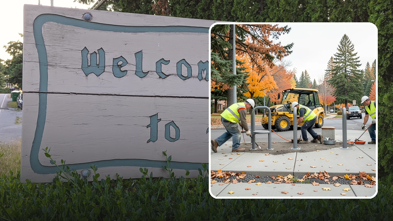 Bench Installation in Brier, Snohomish County, WA - We install park and streetscape benches on engineered footings with anchoring that resists theft and vandalism.