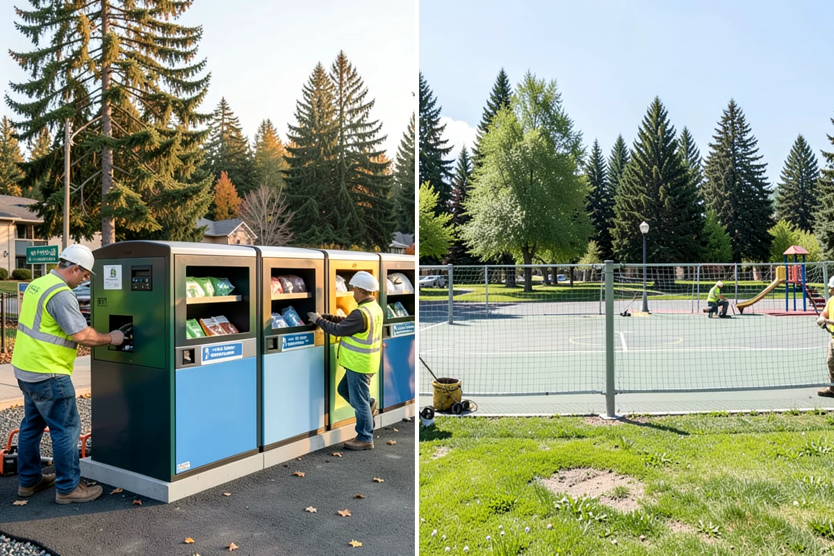 Bench Installation in Clyde Hill, King County, WA - Confirm bench models, quantities, and placement plan
