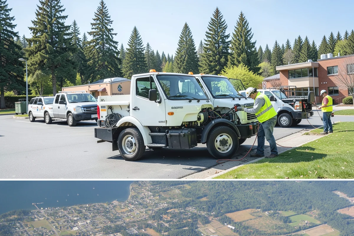 Bench Installation in Coupeville, Island County, WA - Concrete-pad installations favor drier months for reliable cures, while surface-anchored benches on existing hardscape can be set...