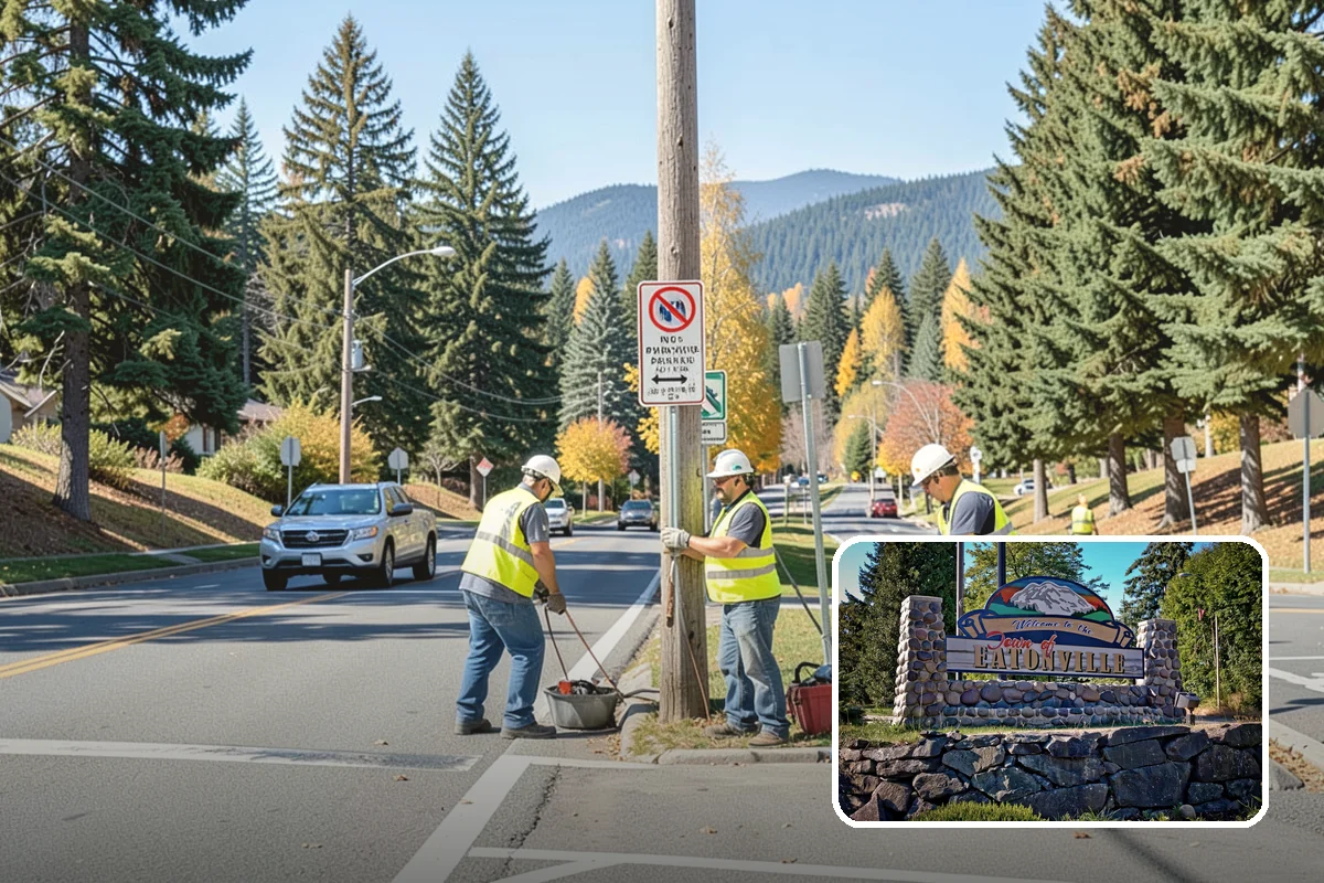 Bench Installation in Eatonville, Pierce County, WA - ADA-conscious placement preserves accessible routes and clear space