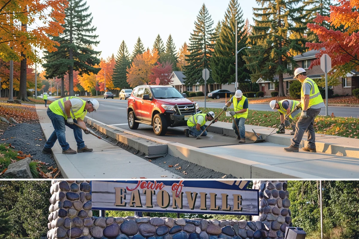 Bench Installation in Eatonville, Pierce County, WA - Concrete-pad installations favor drier months for reliable cures, while surface-anchored benches on existing hardscape can be set...