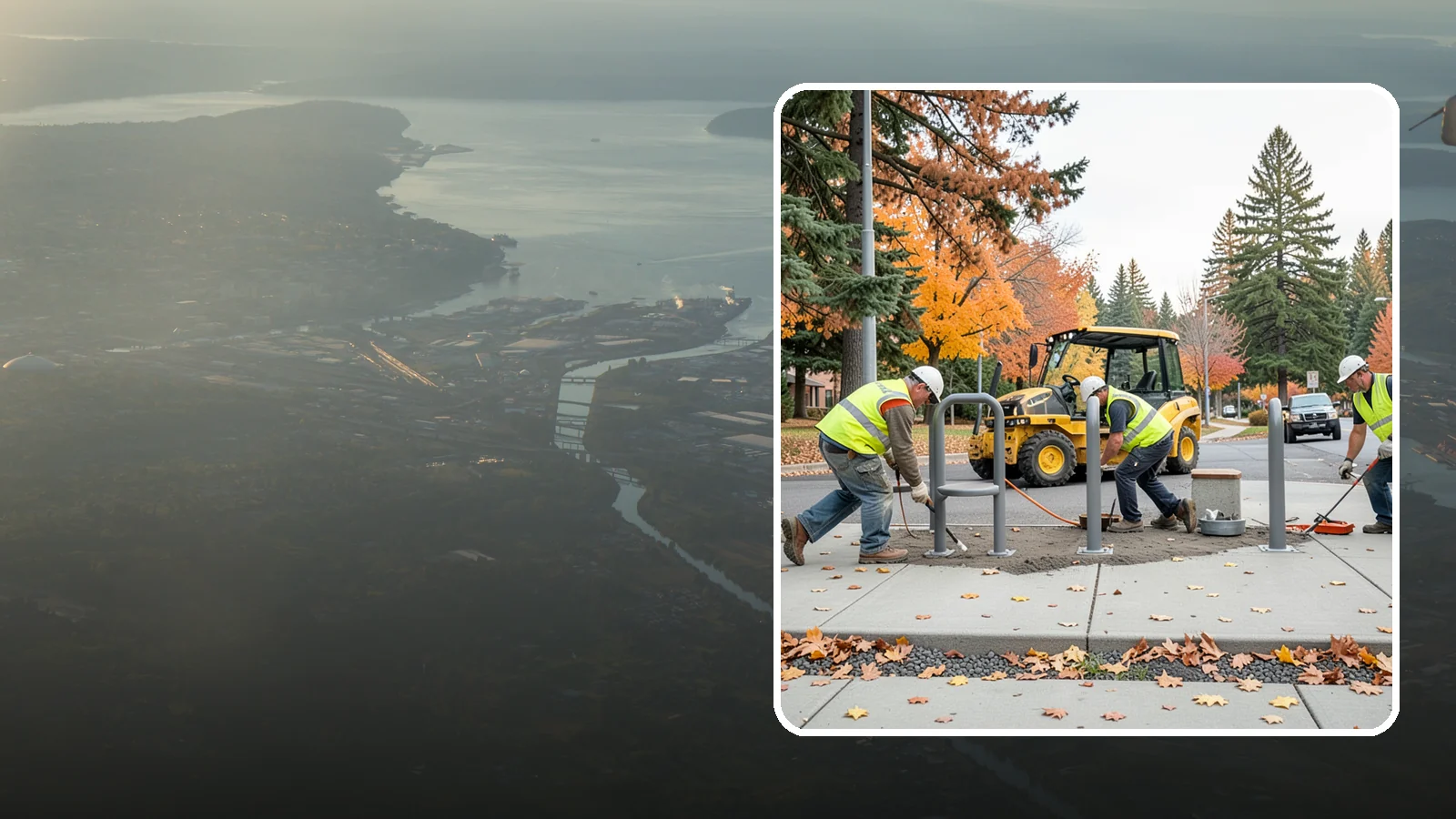 Bench Installation in Fife, Pierce County, WA - We install park and streetscape benches on engineered footings with anchoring that resists theft and vandalism.