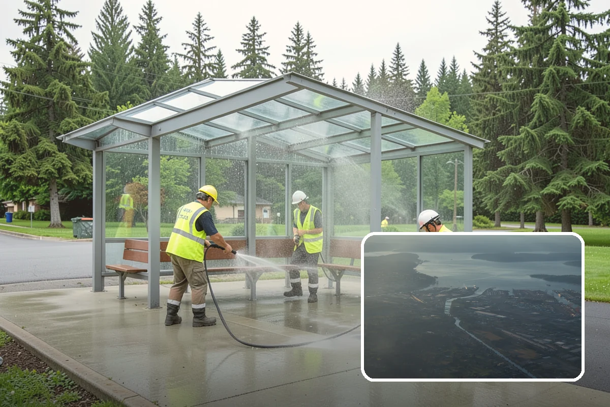 Bench Installation in Fife, Pierce County, WA - ADA-conscious placement preserves accessible routes and clear space