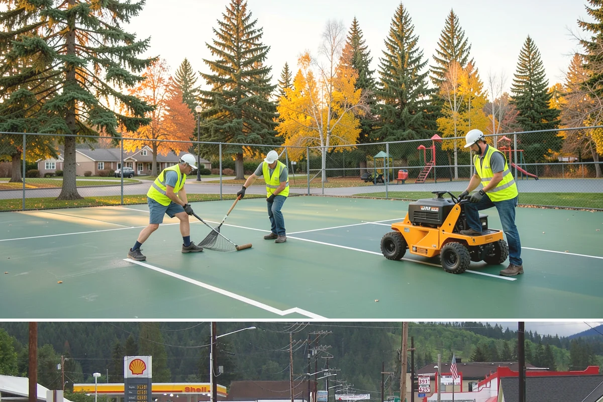 Bench Installation in Granite Falls, Snohomish County, WA - Concrete-pad installations favor drier months for reliable cures, while surface-anchored benches on existing hardscape can be set...