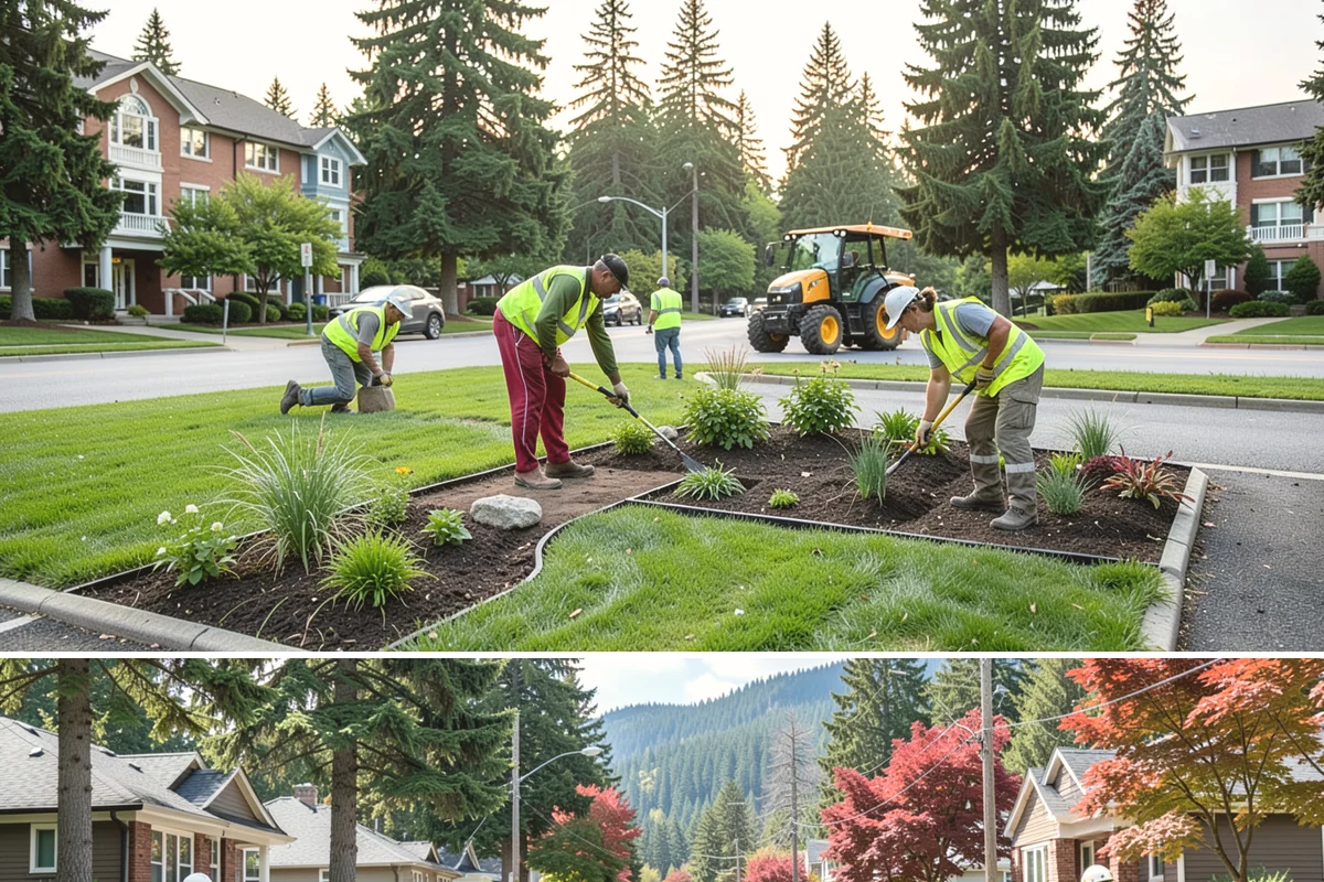 Bench Installation in Hunts Point, King County, WA - Concrete-pad installations favor drier months for reliable cures, while surface-anchored benches on existing hardscape can be set...