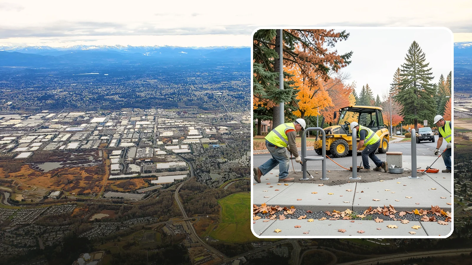 Bench Installation in Kent, King County, WA - We install park and streetscape benches on engineered footings with anchoring that resists theft and vandalism.