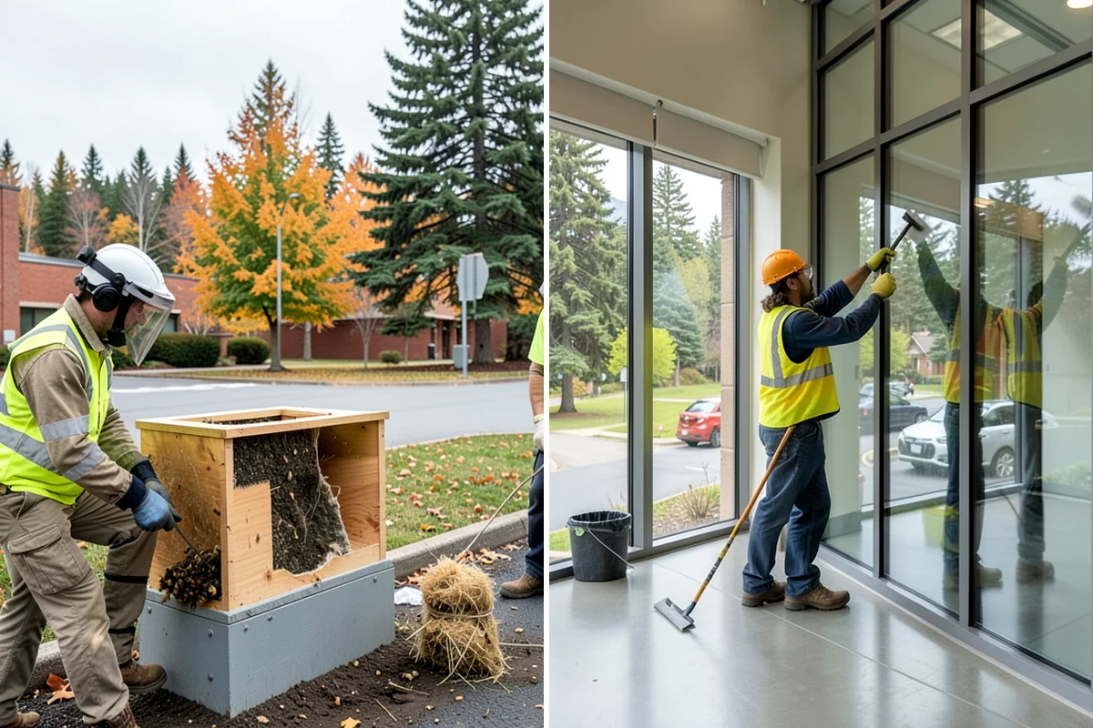 Bench Installation in Lake Forest Park, King County, WA - Confirm bench models, quantities, and placement plan
